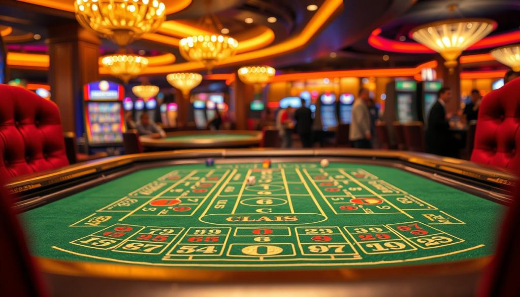 craps table layout